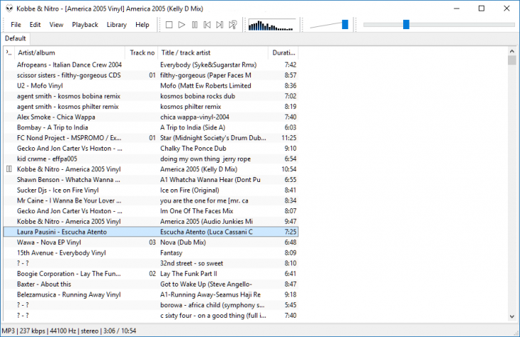 Скриншот к Foobar2000